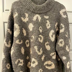 Cozy Cheetah Sweat XL Grey